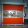 Puerta de PVC con cremallera de alta velocidad para taller de hongos